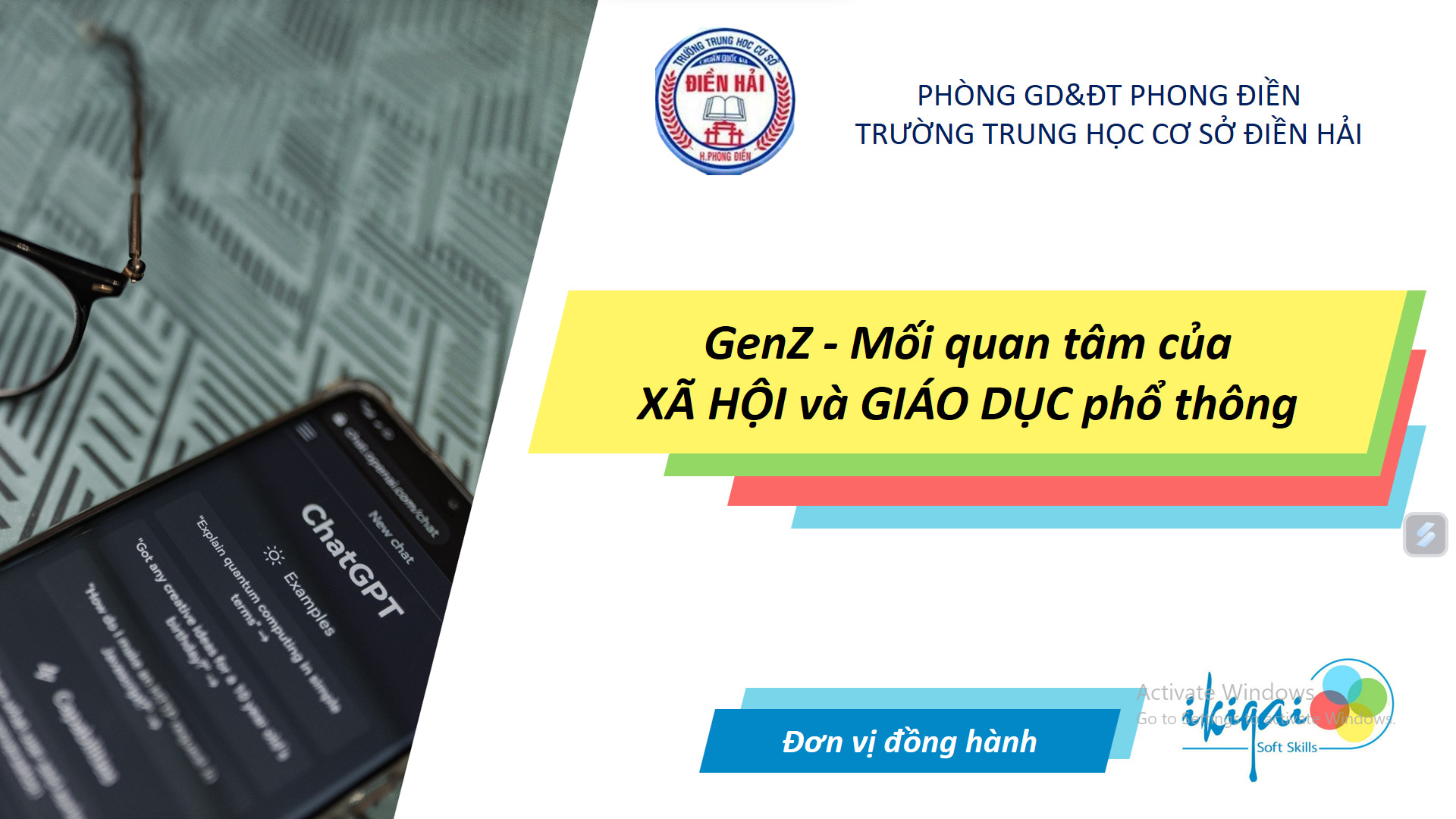 GenZ - Mối quan tâm của XÃ HỘI và GIÁO DỤC phổ thông