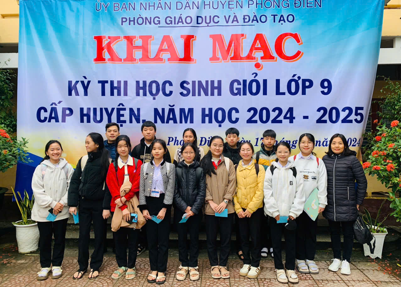 HỌC SINH ĐƯỢC CÔNG NHẬN HỌC SINH GIỎI CẤP HUYỆN NĂM HỌC 2024 – 2025